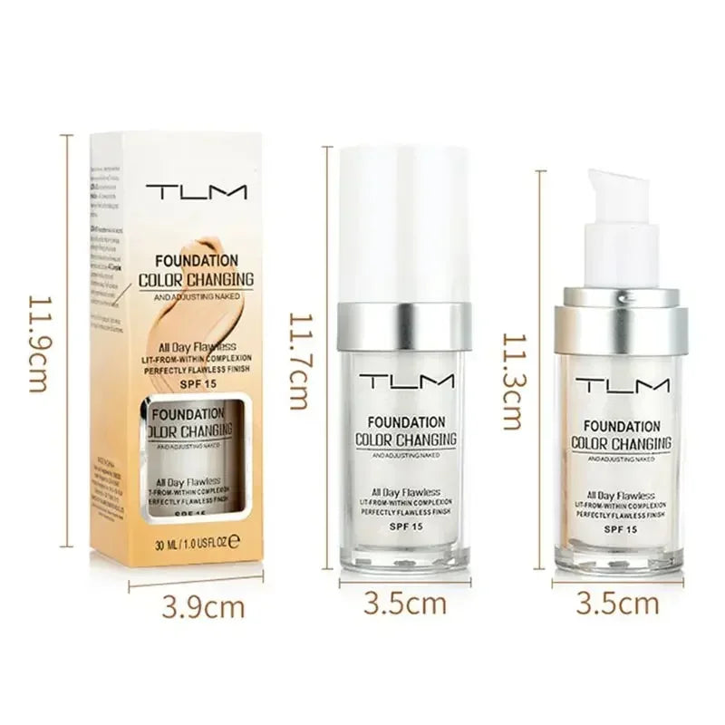 Long Lasting Hydrating Liquid Foundation with Matte Finish - 30ML, Natural Color