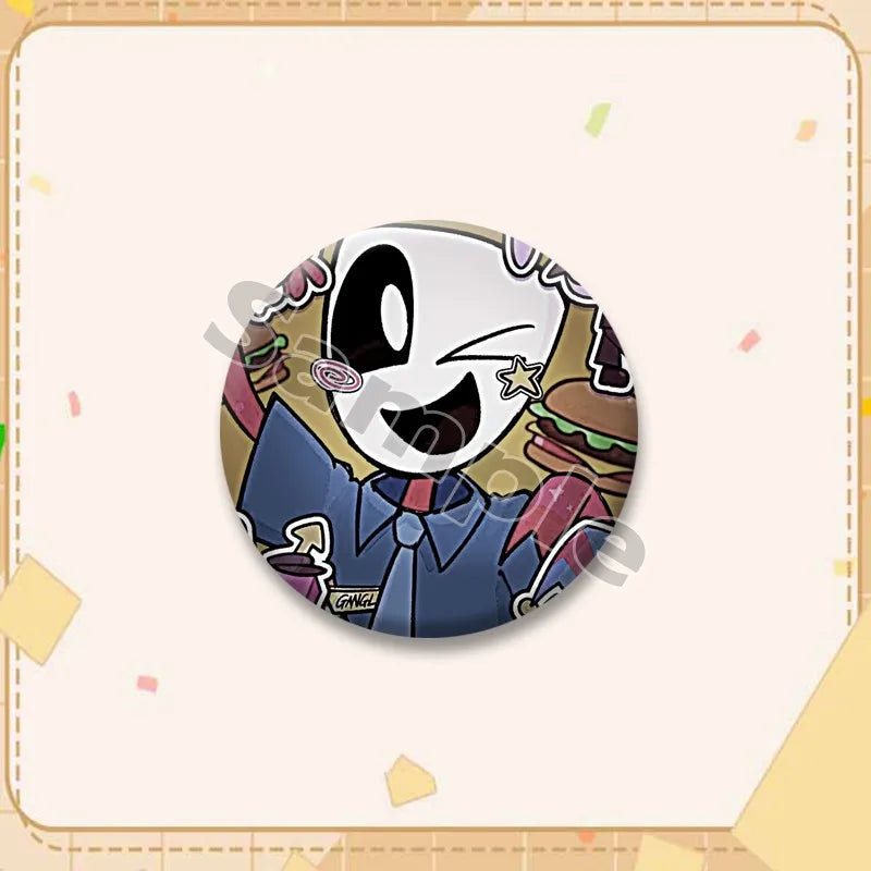 Anime Character Badge Lapel Pin for Bags & Clothing - Cute Cartoon Brooch