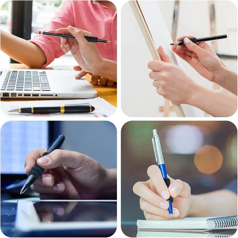 Ergonomic Foam Pencil Grips - Anti-slip Hand Support for Writing & Drawing