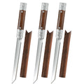 High-Hardness Stainless Steel Kitchen Knife with Leather Sheath - Sharp Meat & Fruit Cutter