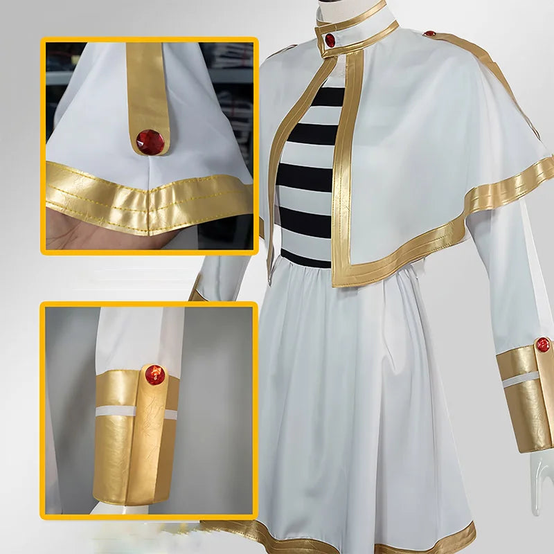 Anime Frieren Cosplay Costume for Women Halloween Fancy Dress