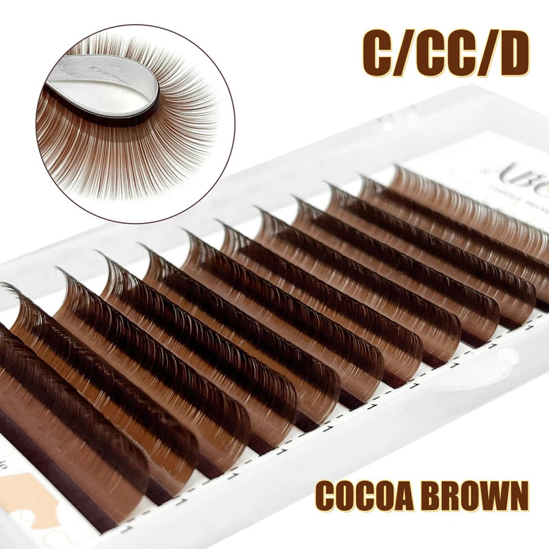 Colorful Mink Eyelash Extensions - Natural Soft False Lashes for Eye Makeup