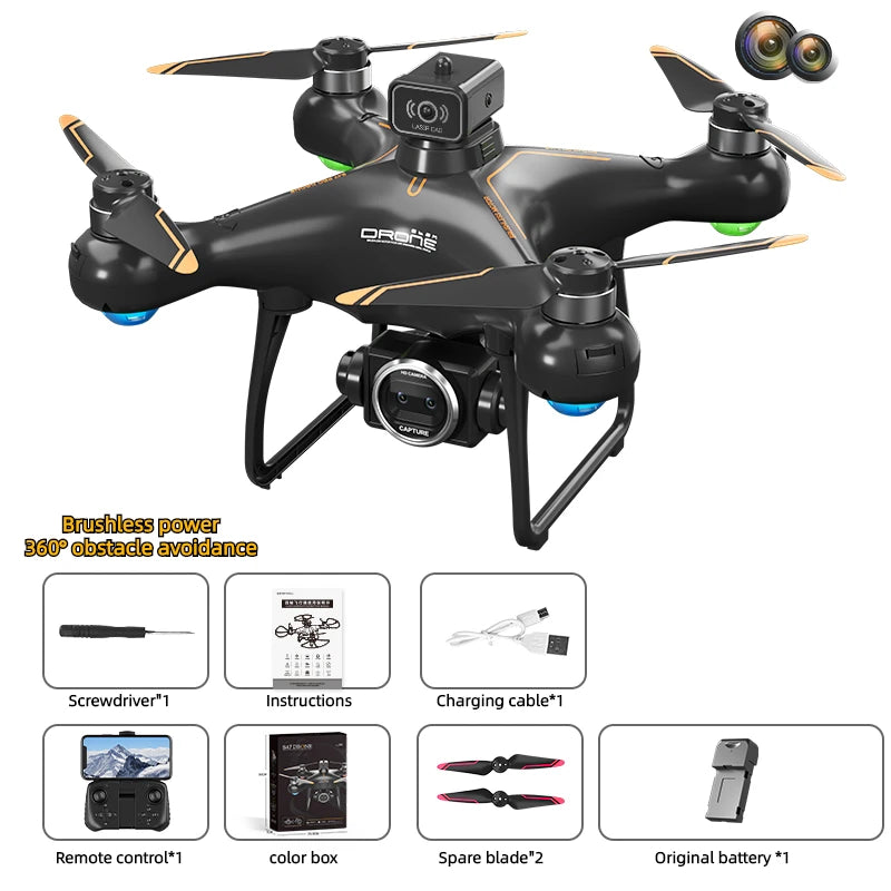 8K HD Drone with Dual Cameras, Obstacle Avoidance & Optical Flow - 2026 B10 Quadcopter