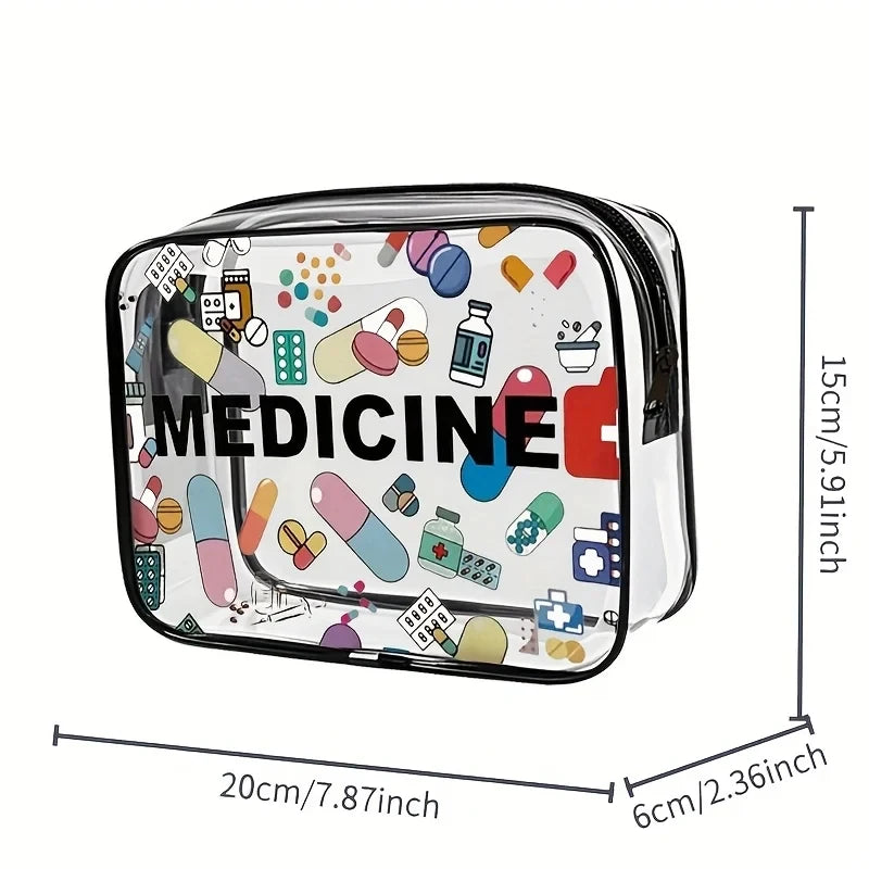 Large Capacity Travel Cosmetic Bag for Women - Easy Clean Toiletry Organizer