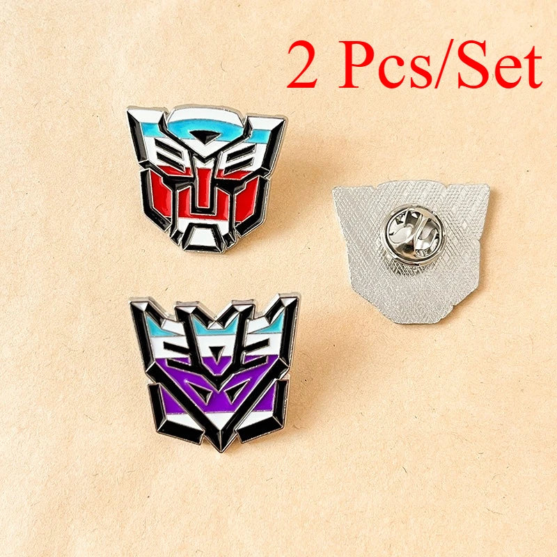 Transformers Optimus Prime Enamel Pin Brooch for Men Women Collectible Badge Gift