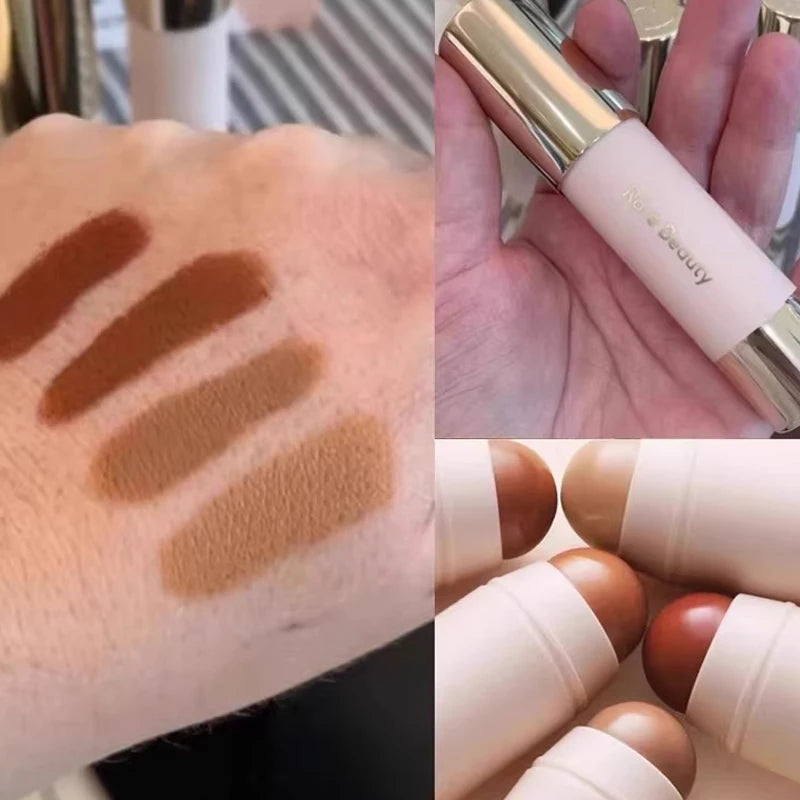 Liquid Blush & Lipstick Set - Moisturizing Contour Stick & Eyeshadow