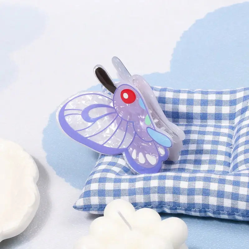 Cartoon Anime Butterfly Hair Claw Clips for Women & Girls - Valentine Gift