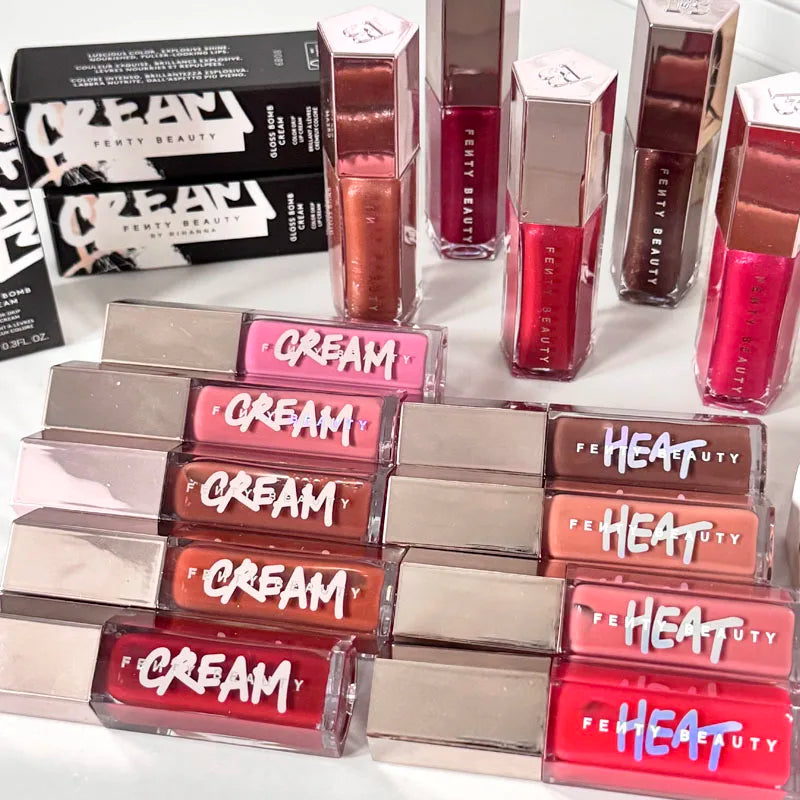 Lip Gloss Set with Brightening & Highlighting Effects - Multiple Colors Available