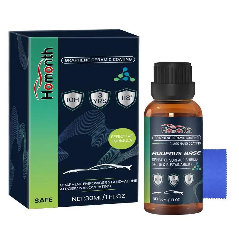 High Gloss Ceramic Coating Spray 30ML Car Paint Sealant Hydrophobic Wax