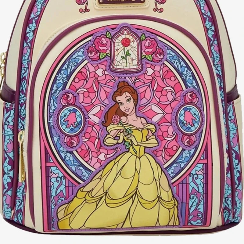 Belle Stained Glass Mini Backpack - Beauty and the Beast Character