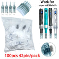 100pcs Dermapen M8 Needle Set for Microneedling and Mesotherapy - 0.25mm Length
