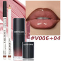 Matte Velvet Lip Liner & Lip Gloss Set with Lip Oil - Long Lasting Waterproof Lip Makeup