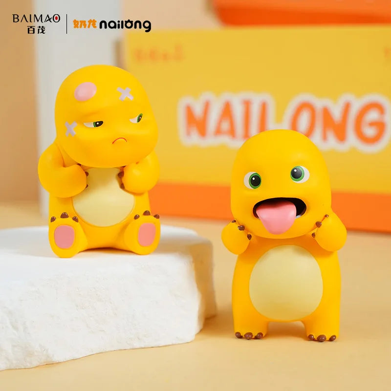 Milk Dragon Action Figure Blind Box Collectible Toy for Table Car Decor