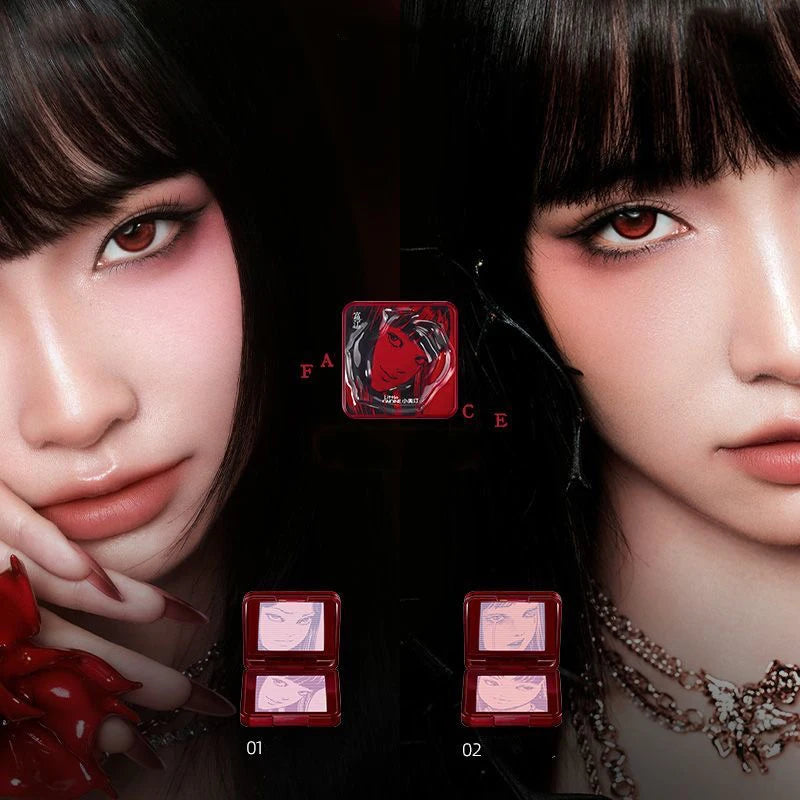 Floating Shadow Powder Blush Palette - Long-Lasting Face Makeup