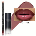 Lip Liner and Lip Oil Set - Waterproof, Long-Lasting, Moisturizing Lip Makeup