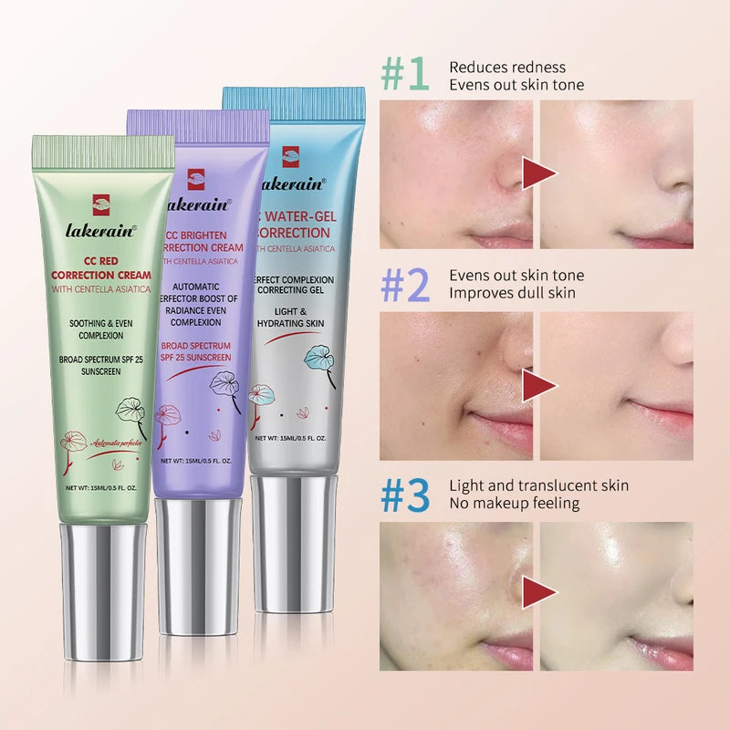 CC Cream Moisturizer with Centella for Natural Skin - Full Coverage Korean Makeup