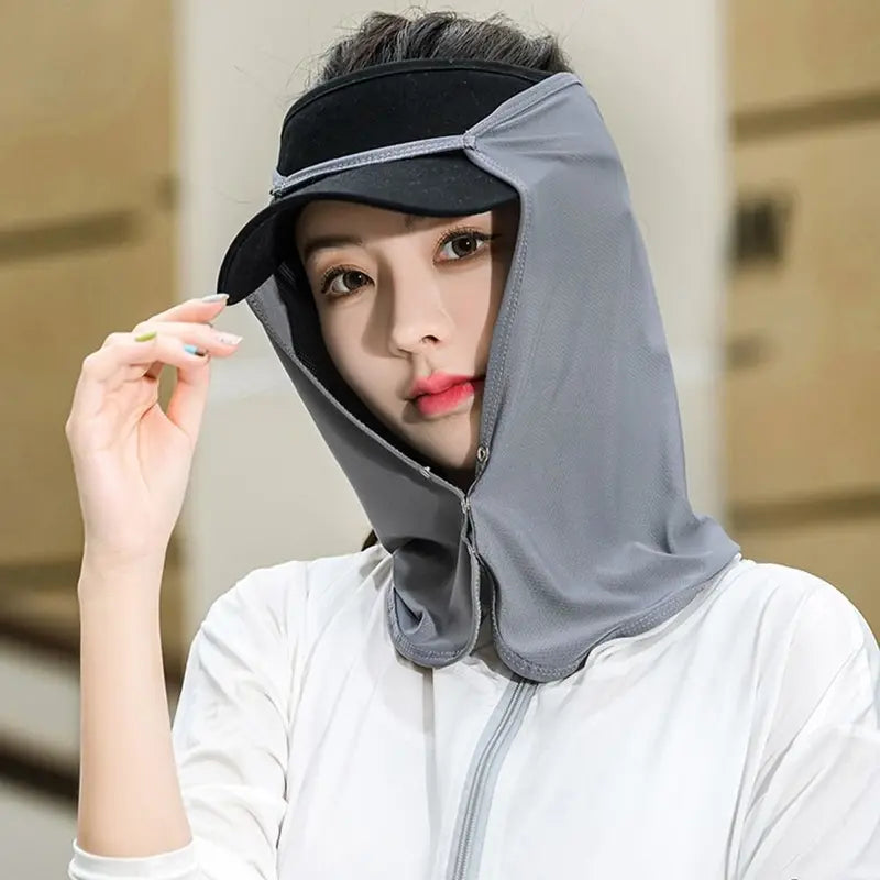 Outdoor UV Protection Face Scarf for Women - Sun Shield Neck Cover