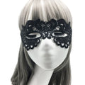 Black Lace Eye Mask for Halloween Masquerade and Costume Parties