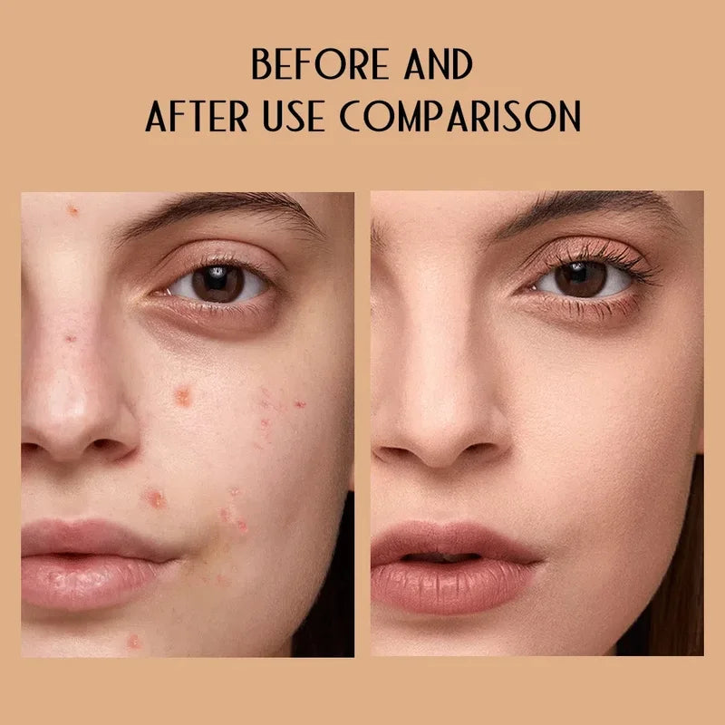 Matte Liquid Foundation CC Cream - Full Coverage, Long-Lasting, Waterproof Base