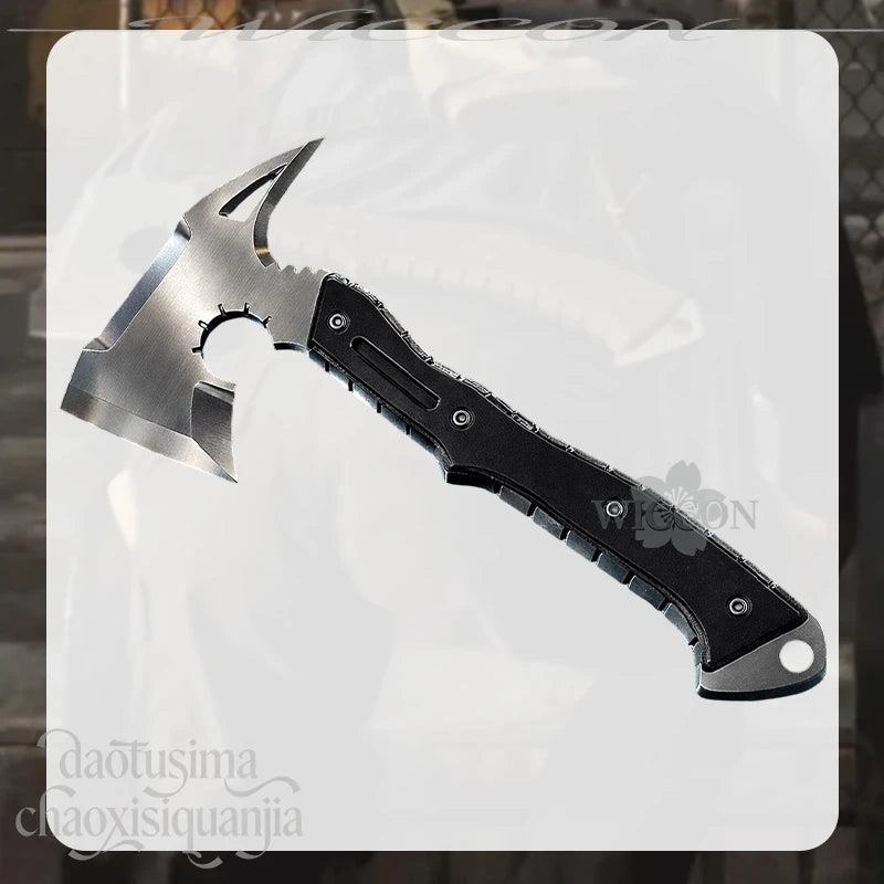 Anime Horror Cosplay Leon Axe Costume Prop for Halloween Roleplay
