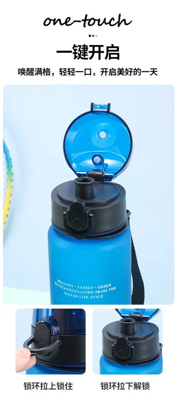 Kids Water Bottle 650ml - Cartoon Pokemon Water Cup for Children, Portable Outdoor Hydration