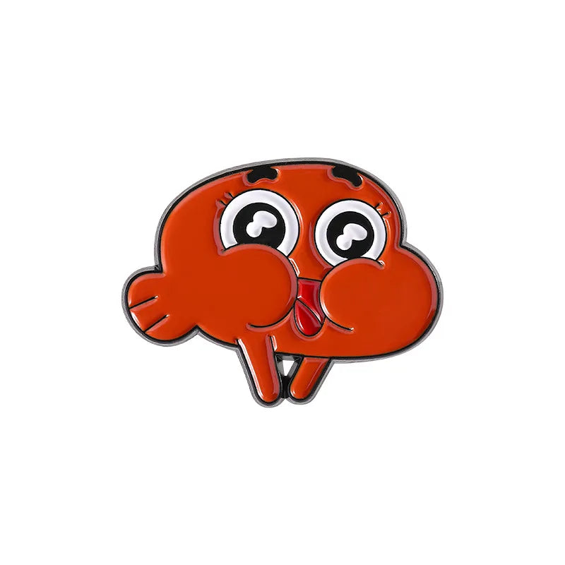 Cartoon Animation Series Enamel Brooch Pin for Clothes Hats Backpack Accessories