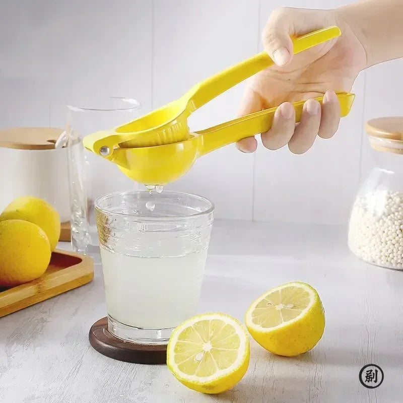 Multipurpose Citrus Press and Hand Juicer - Aluminum Lemon & Orange Squeezer, Portable Kitchen Tool