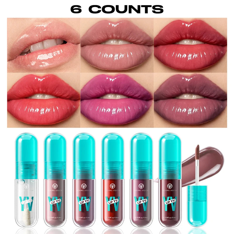 Long-Lasting Lip Stain with Avocado & Vitamin E - Moisturizing, Non-Sticky, Lightweight Lip Makeup