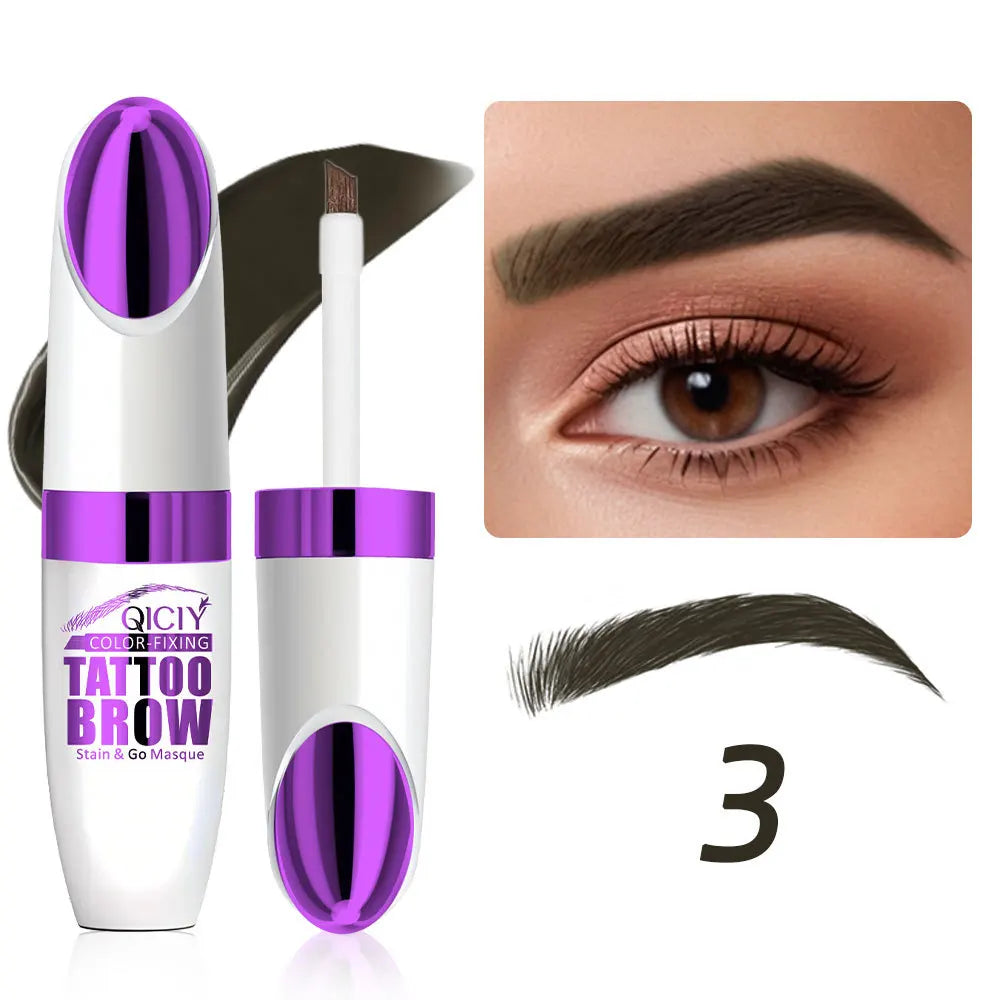 Waterproof Eyebrow Gel Tint - Smudge-Proof, Sweat-Resistant, Peel-Off Makeup