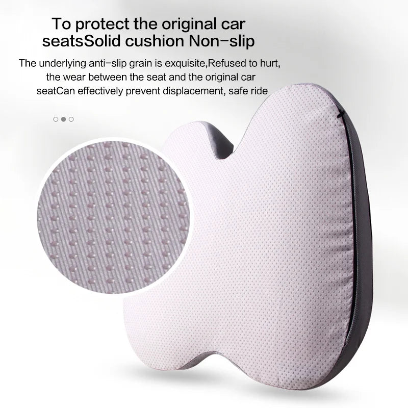 Orthopedic Memory Foam Prostate Cushion for Tailbone Sciatica Pain Relief - Non Slip Seat Pad