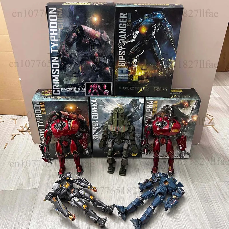 Pacific Rim Action Figure LED Light Japanese Mecha Gipsy Danger Obsidian Fury Collectible Toy