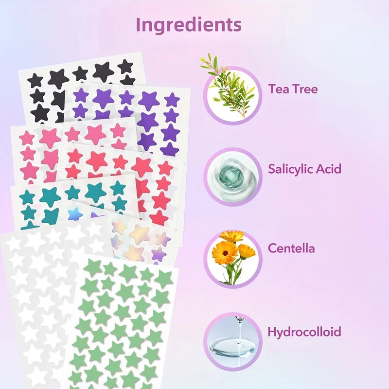 Acne Patches with Tea Tree Oil - Gentle, Non-Irritating Blemish Cover, Multi-Piece Pack