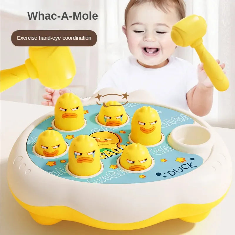 Montessori Baby Toy Whac-A-Mole Animal Theme Educational Toddler Game