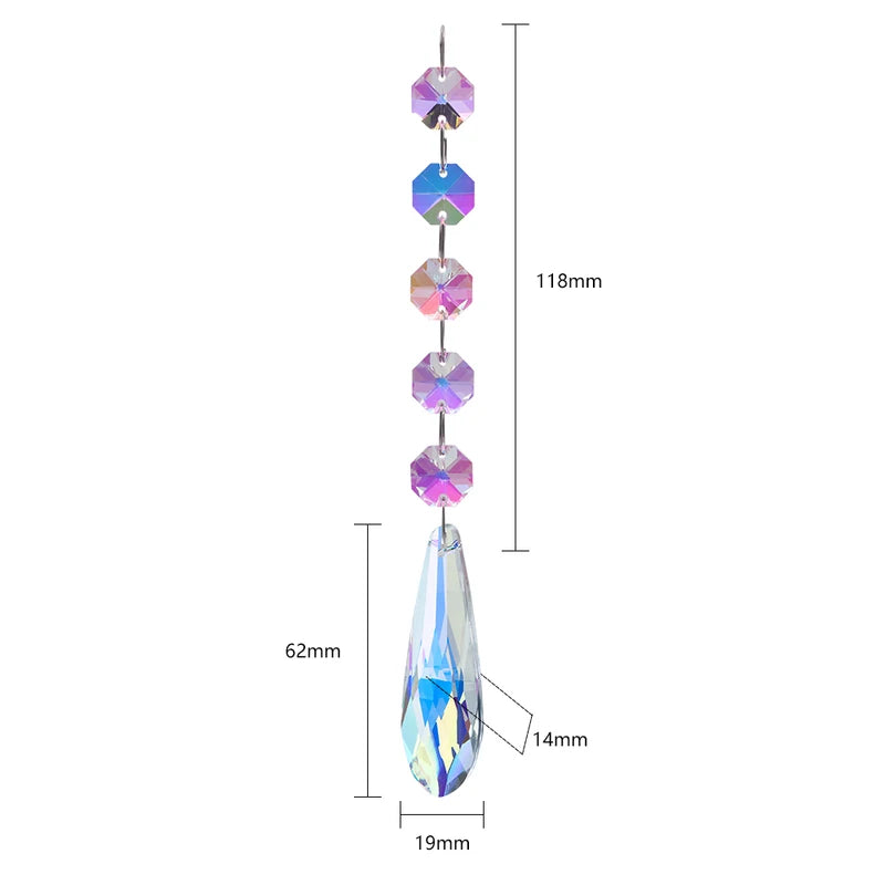 Crystal Glass Beads Pendant for Suncatchers and Chandeliers - DIY Home Decor