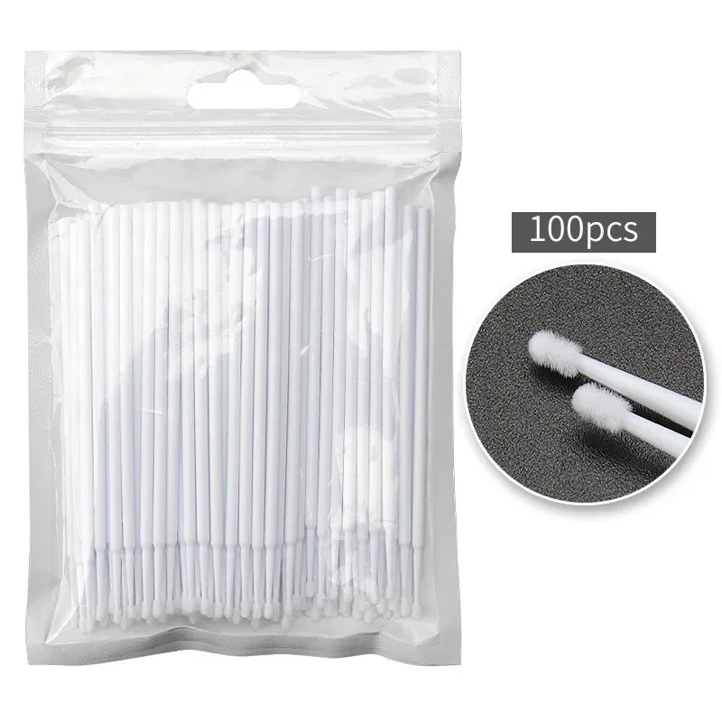 Disposable Micro Brush Mascara Wands Set for Eyelash Extension & Makeup 100-1000pcs