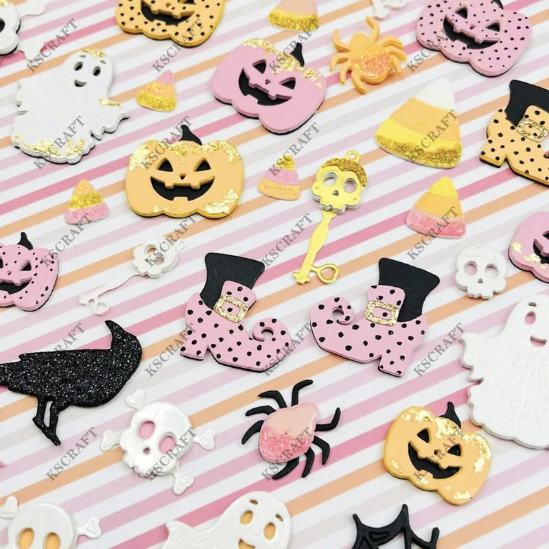Halloween Bag Charms Cutting Dies & Stencils for Scrapbooking DIY Paper Crafts