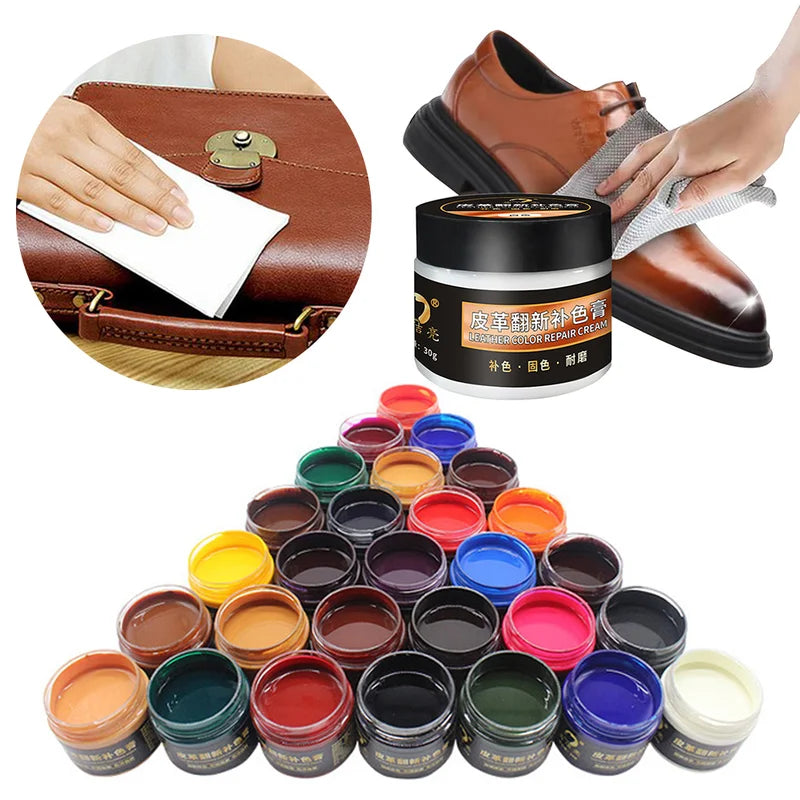 30ml Leather Dye & Paint for Shoe, Sofa, Car Seat Repair & Restoration