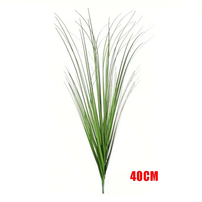 Artificial Onion Grass Fake Greenery for DIY Wedding & Garden Decor - Potted Indoor & Outdoor Plant Set