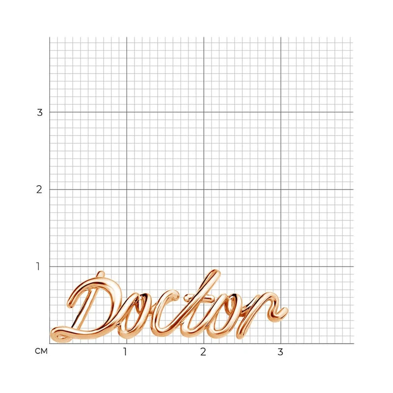 Medical Jewelry Brooch Pins for Doctor Nurse - Creative Letter Lapel Badge Gift