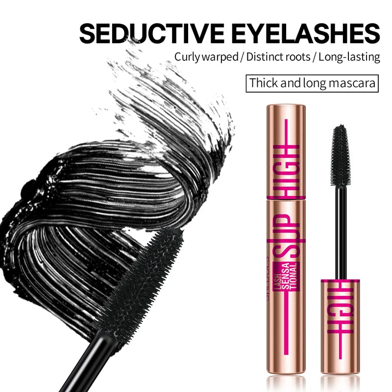 Waterproof Curling Mascara for Natural Eye Makeup - Thick & Thin Formulas