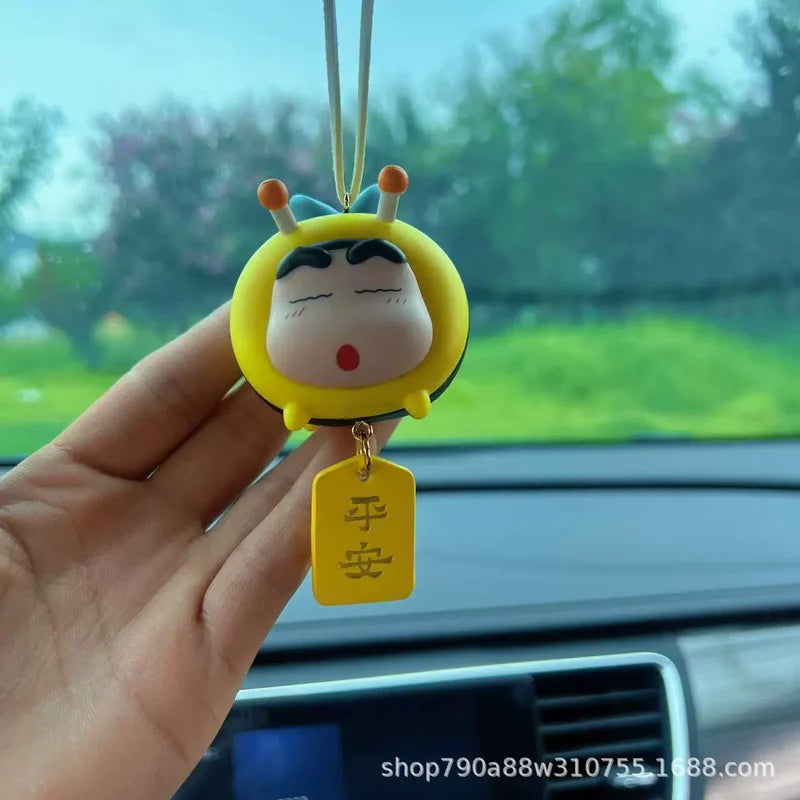 Anime Shin-chan Cos Bee Action Figure PVC Model Toy Collectible Desk Decor