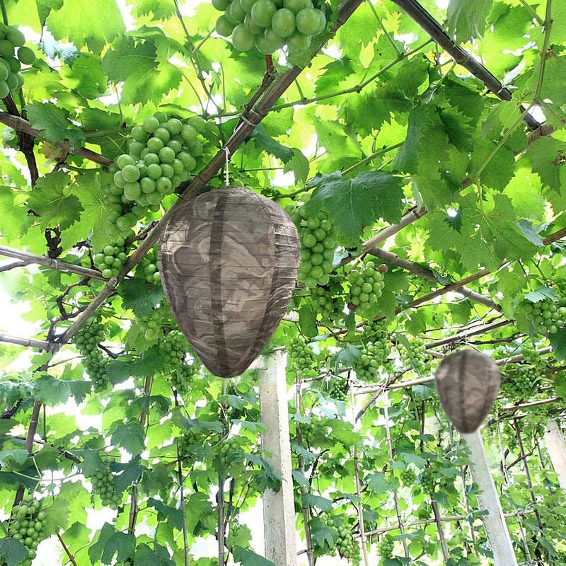 Outdoor Wasp Nest Decoy - Realistic Fake Hornet Trap for Garden & Patio