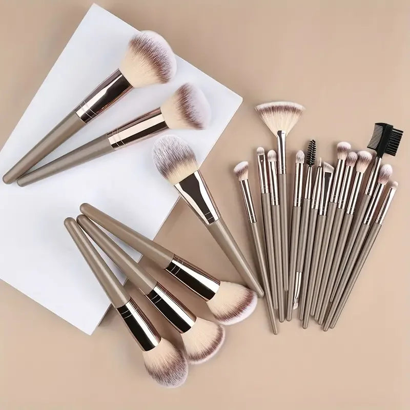 Professional Makeup Brush Set 3-20 Pcs Hypoallergenic Face & Eye Brushes