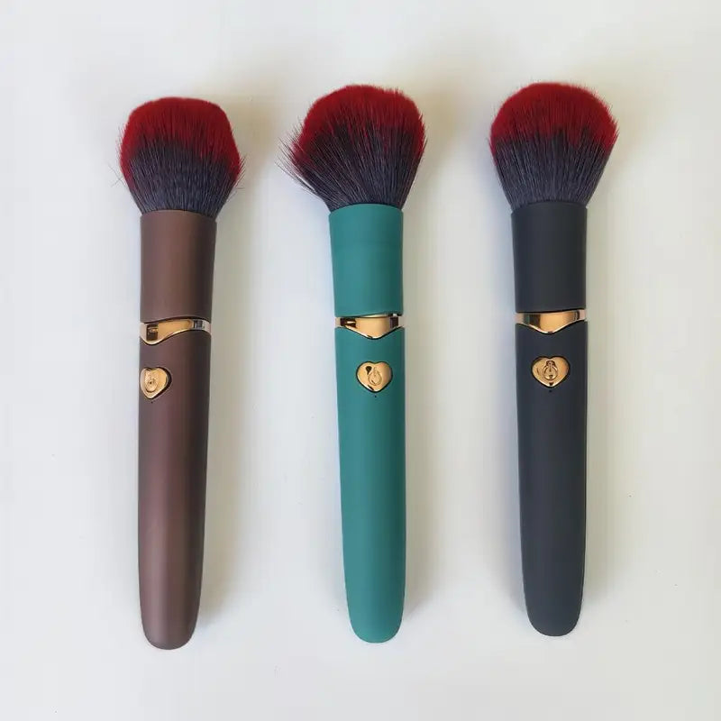 Electric Makeup Brush USB Rechargeable Vibration Cosmetic Brush for Foundation Concealer & Blush