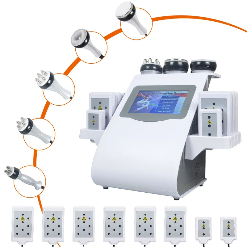 6-in-1 Ultrasonic Cavitation Body Sculpting Machine for Fat Reduction