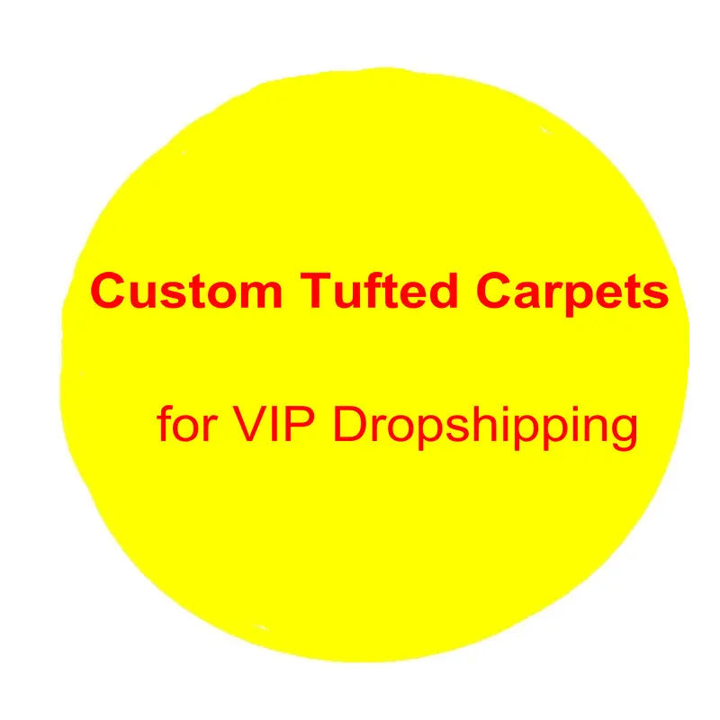 Customized Round Square Irregular Rug for Living Room Bedroom Bathroom Floor Mat
