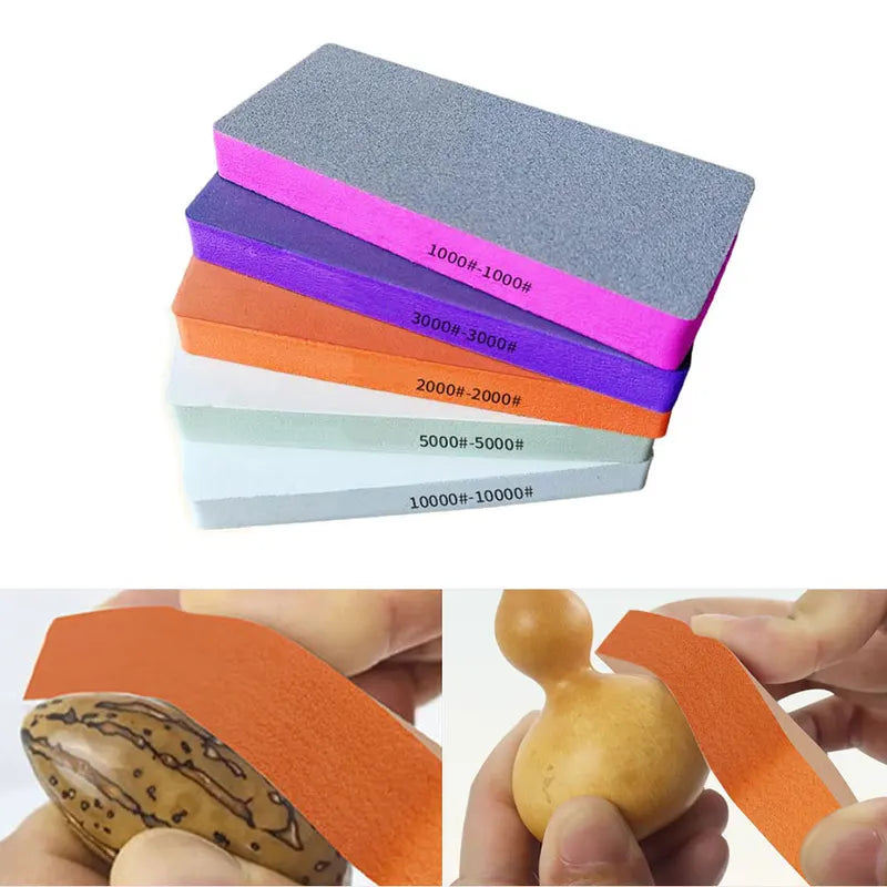 Polishing Sponge Block with Dual-Sided Grits for Fine & Coarse Surface Refinement