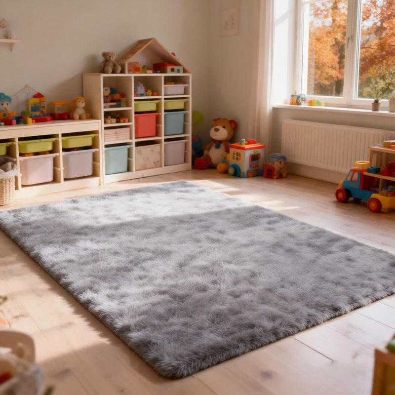 Large Shag Area Rug for Living Room & Bedroom | Ultra Soft Fluffy Floor Decor