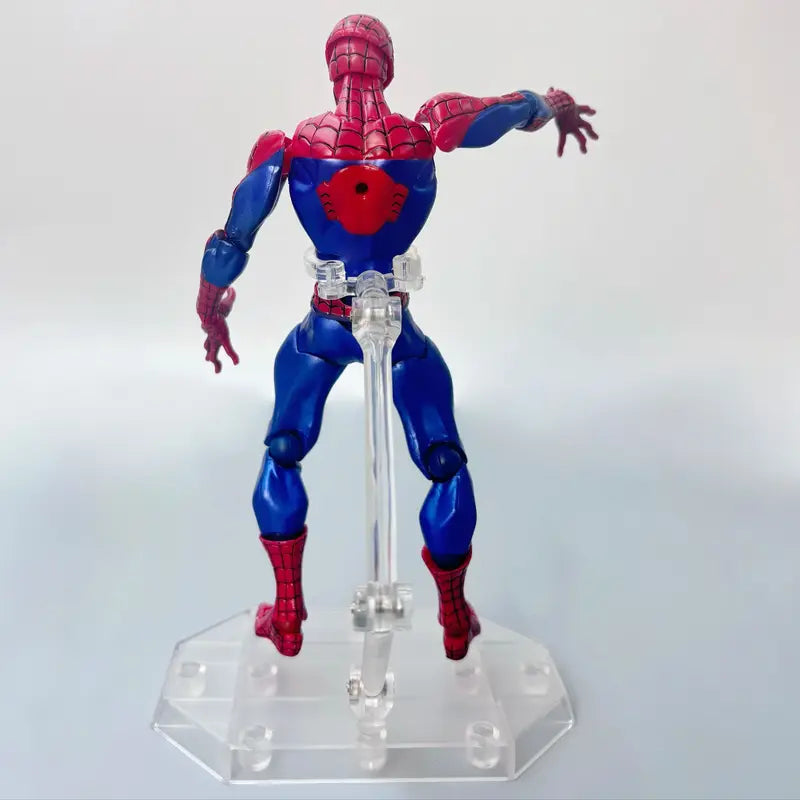 Spider-Man Symbiote Action Figure with Interchangeable Eyes & Hands, Stand Included