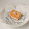 Cute Handmade Biscuit Scented Candle for Aromatherapy and Home Decor